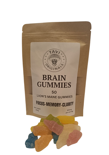 Brain Mushroom Gummies Lions Mane 500mg UK