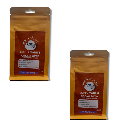 Brain Cacao Mushroom Cacao | Lion's Mane & Raw Cacao