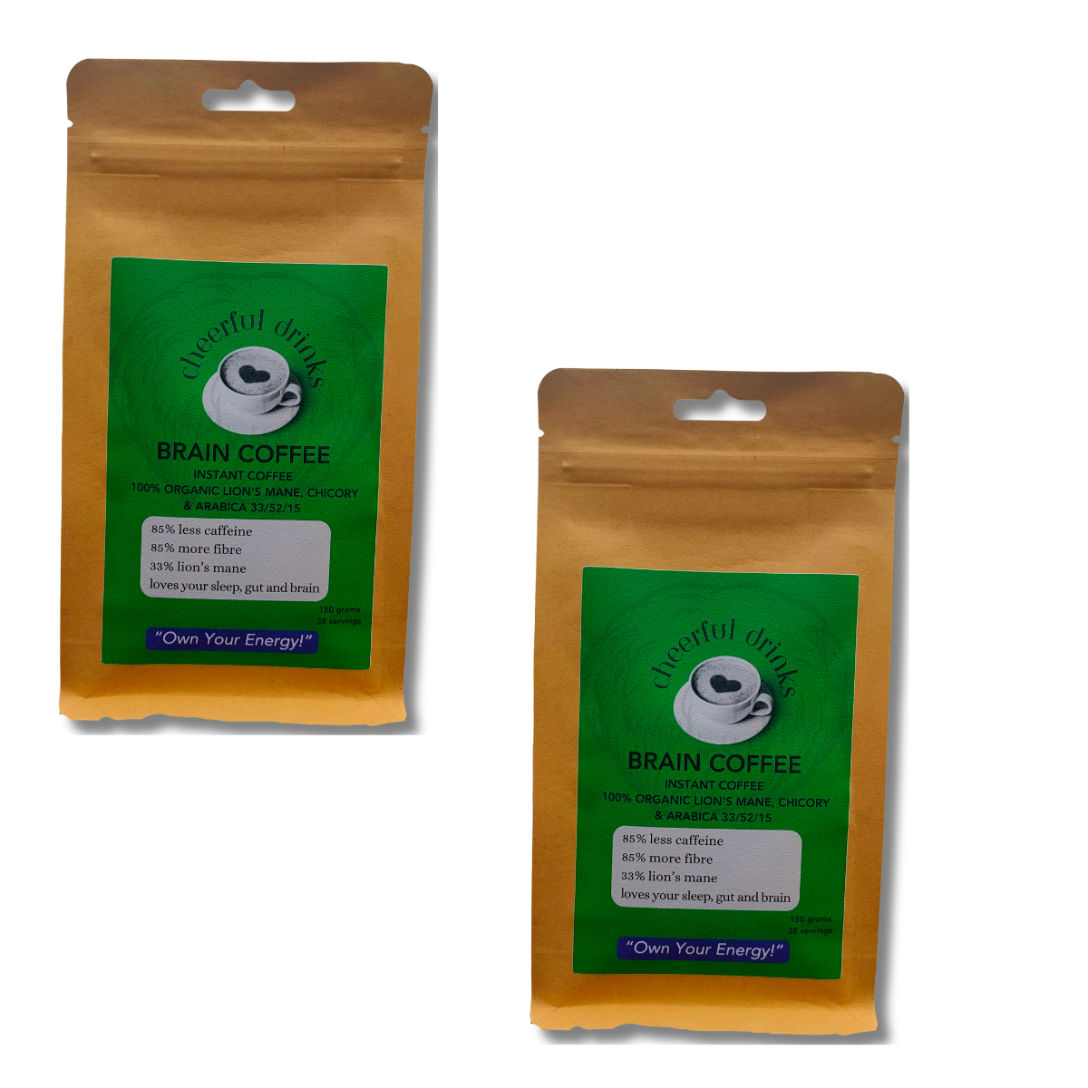 Brain Coffee Mushroom Coffee| Lion's Mane & Arabica