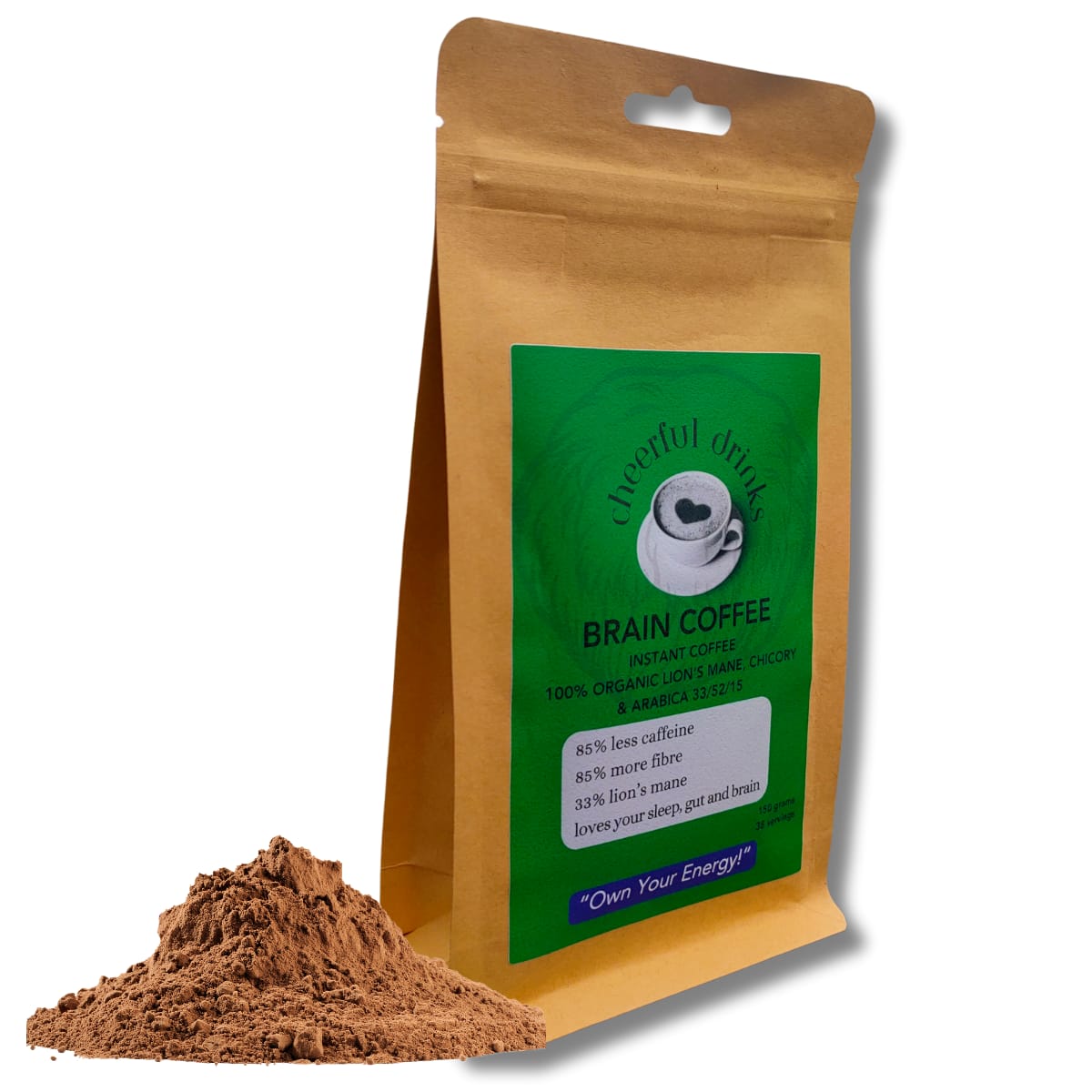 Brain Coffee Mushroom Coffee| Lion's Mane & Arabica