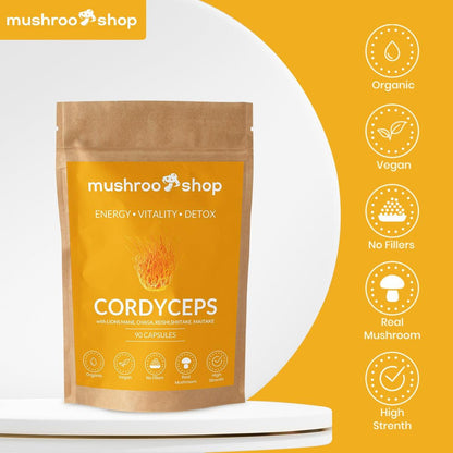 cordyceps capsules energy and lung support uk