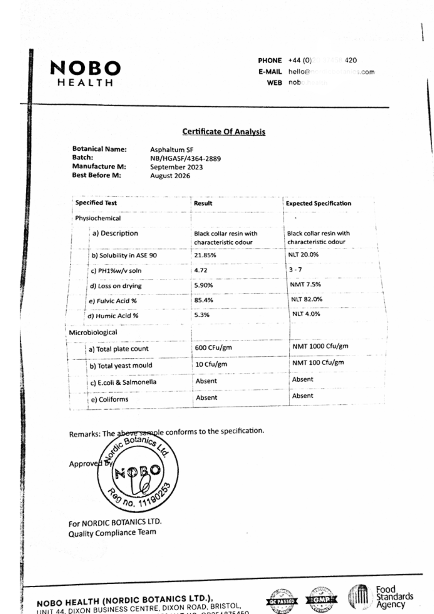 Pure Shilajit Resin Block | Vitality & Minerals Supplement Boost