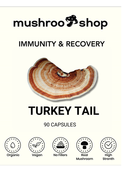 Turkey Tail Capsules - Immunity Support